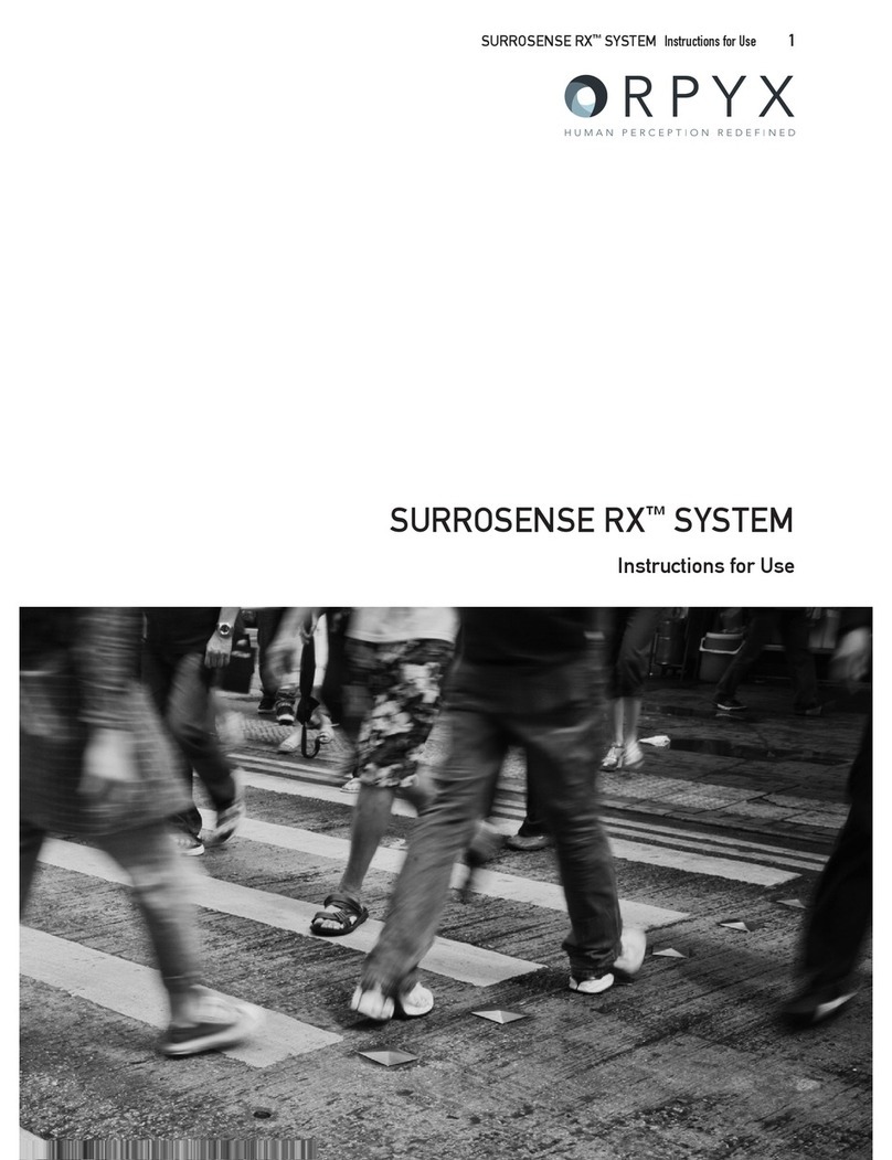 Orpyx SURROSENSE RX Instructions for use Orpyx SURROSENSE RX Instructions for use