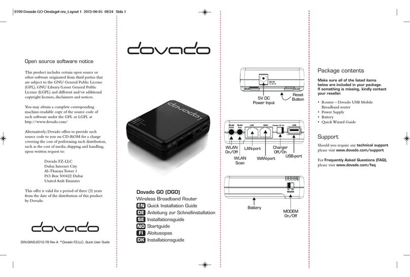 Dovado GO Quick installation guide