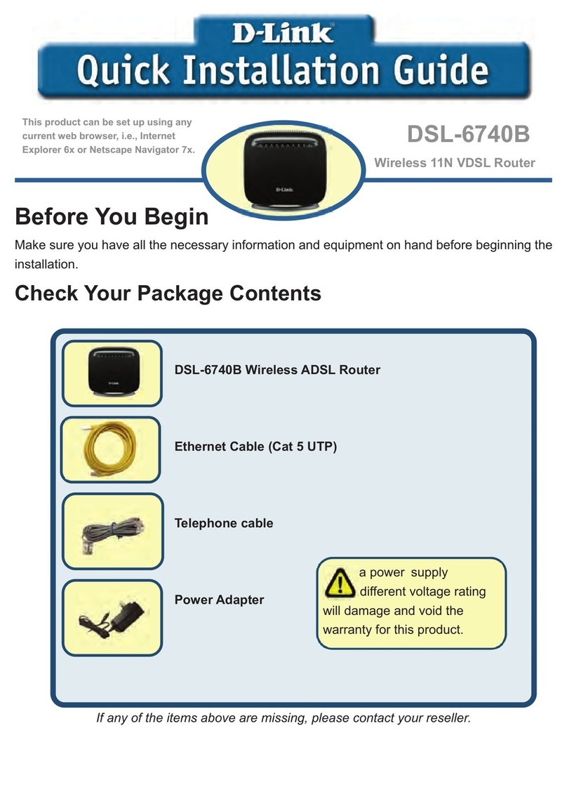 D-Link DSL-6740B User manual