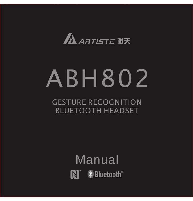Artiste ABH802 manual