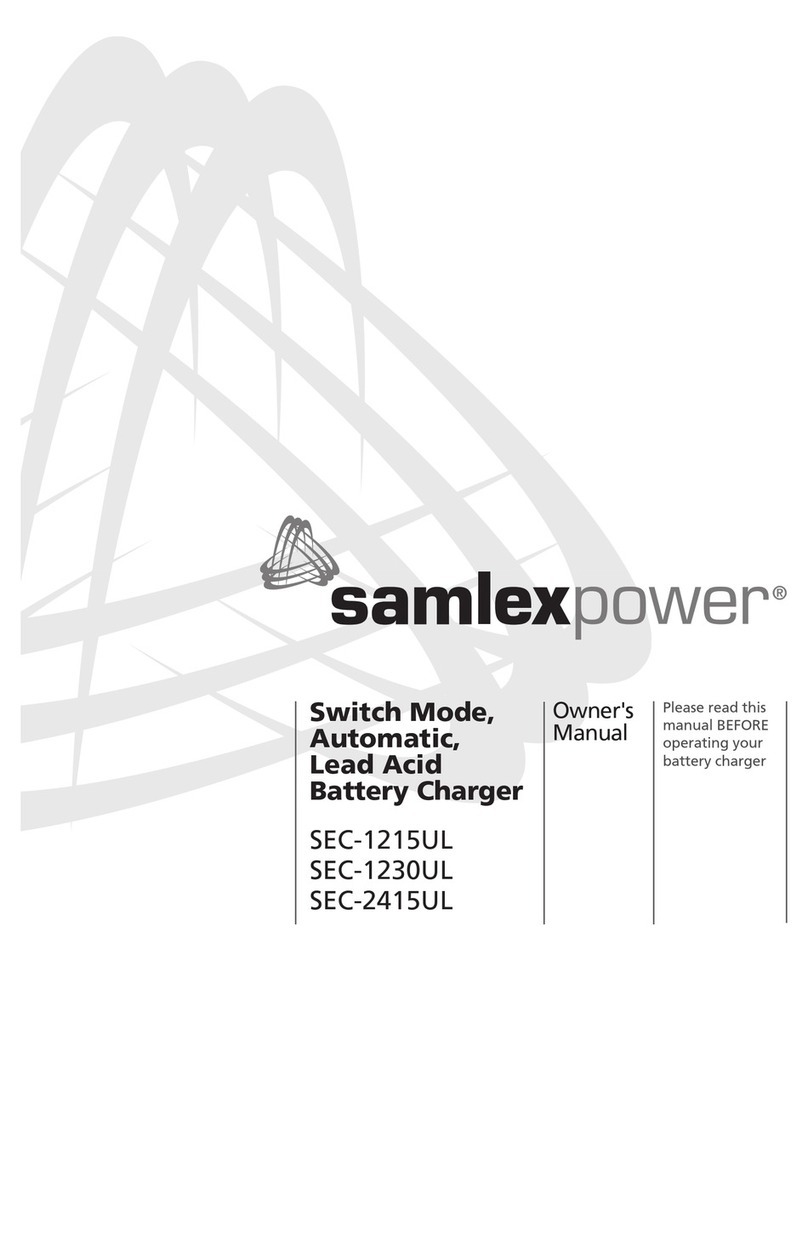 Samlexpower SeC-1215UL User manual