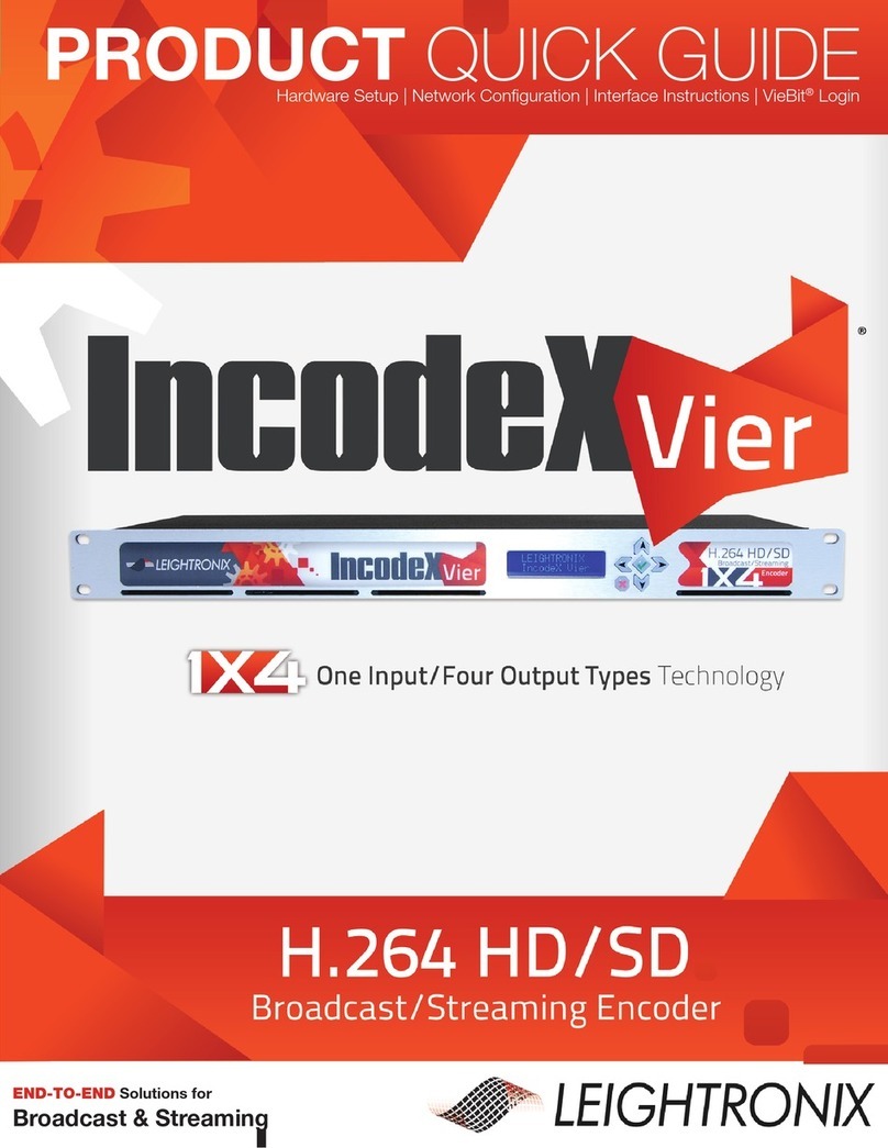 Leightronix Incodex Vier User manual