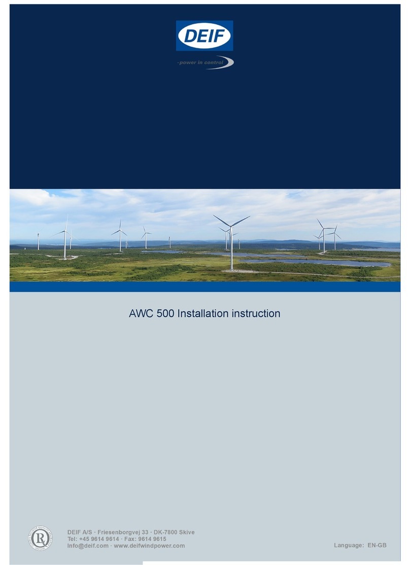 Deif AWC 500 User manual
