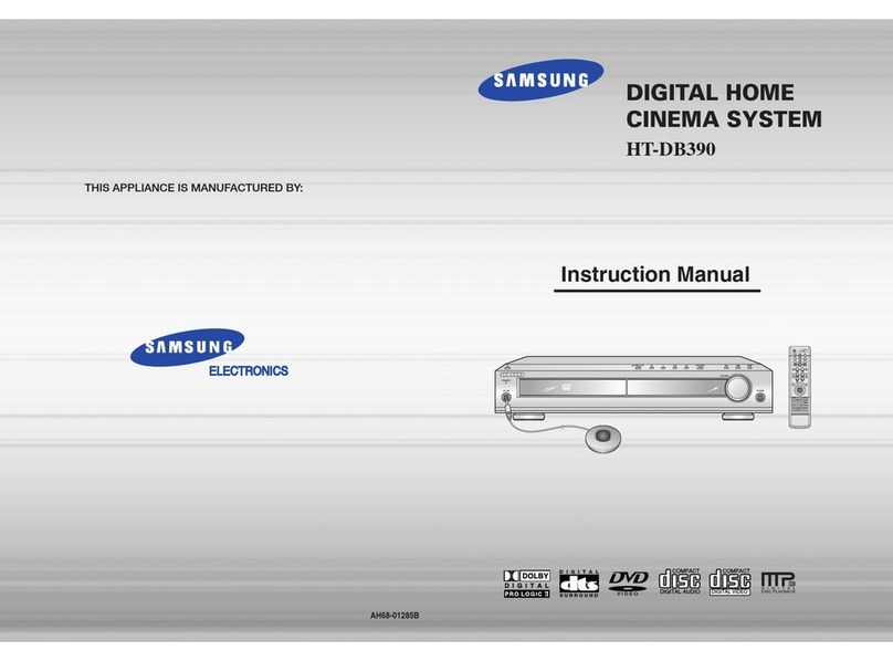 Samsung HT-DB390 instruction manual