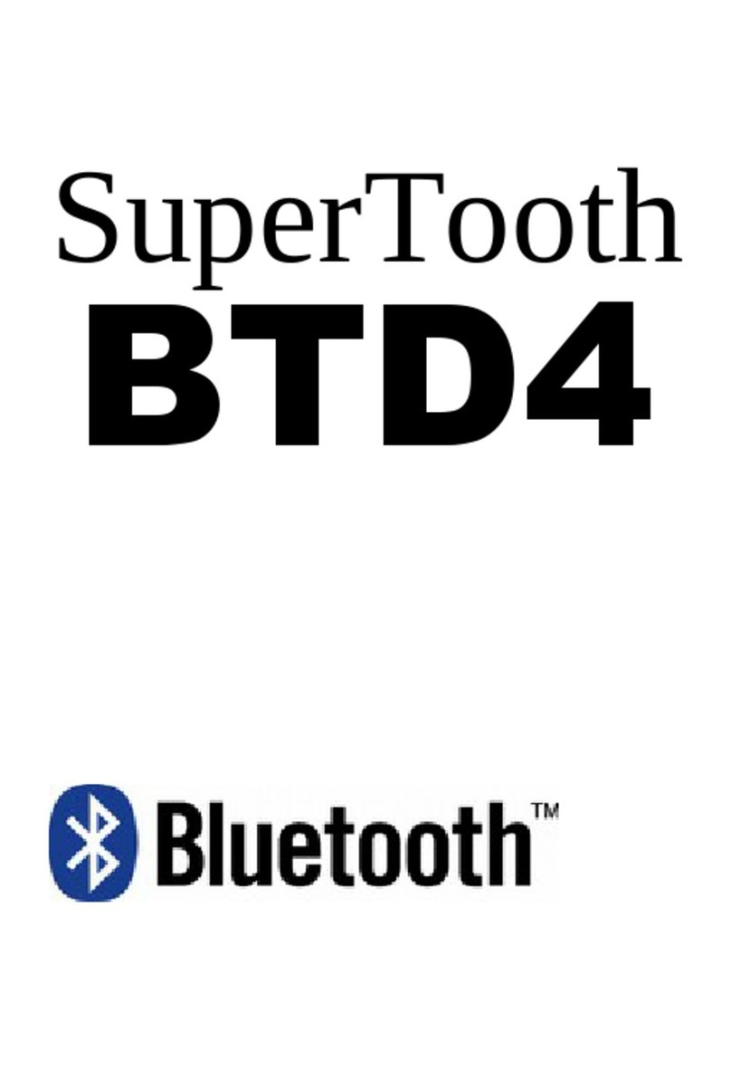 SUPERTOOTH BTD4 manual
