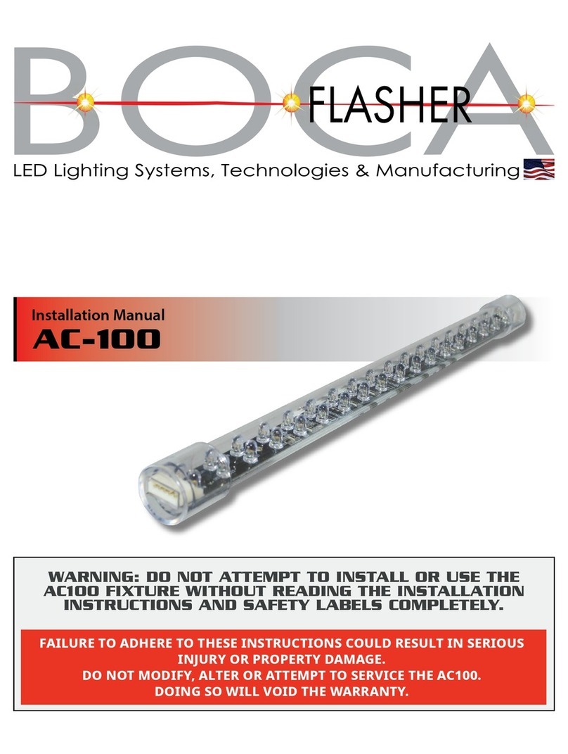 Boca Flasher AC-100 installation instructions Boca Flasher AC-100 installation instructions