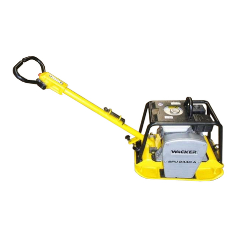 Wacker Neuson BPU 2440 series Operating instructions