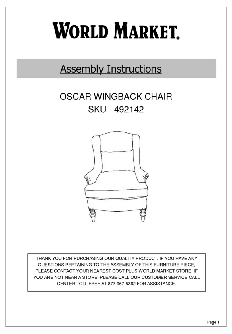 World Market 492142 Assembly instructions