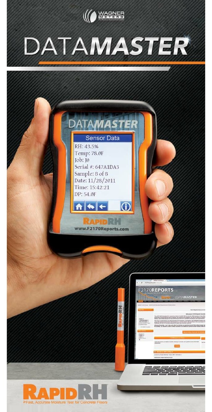 WAGNER Datamaster User manual
