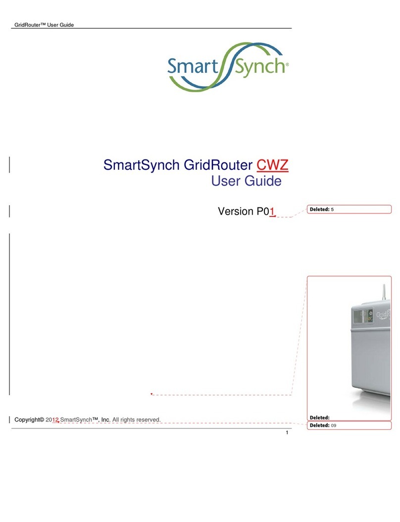 SmartSynch GridRouter User manual