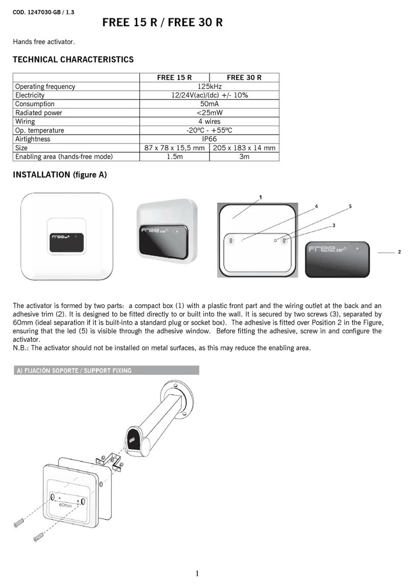 JCM Technologies FREE 15 R manual