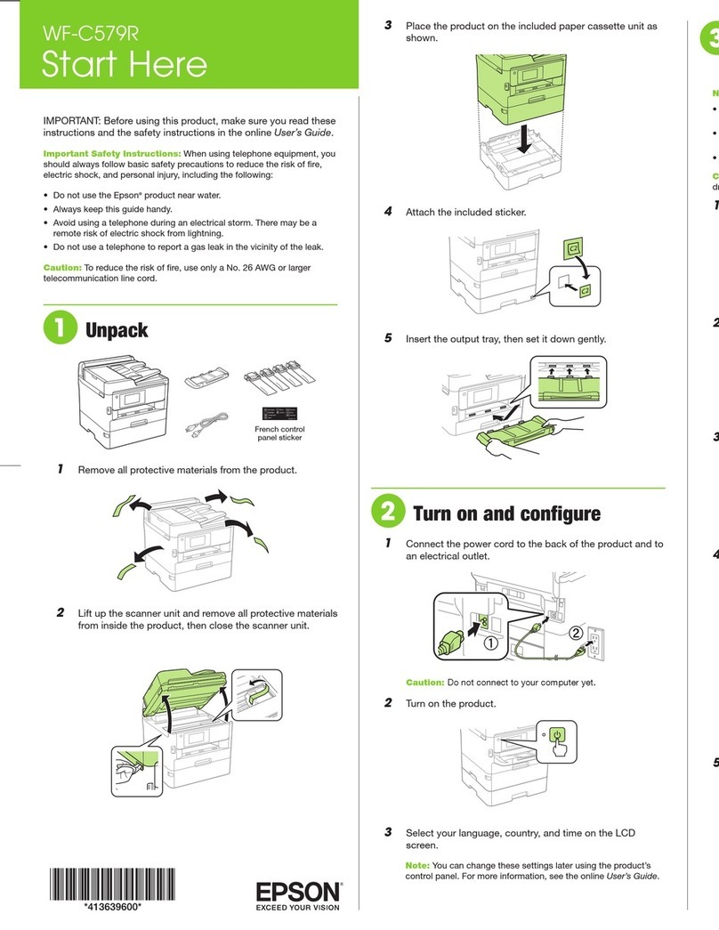 Epson WF-C579R Series Instruction Manual