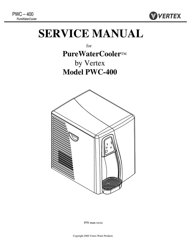 Vertex PureWaterCooler PWC-400 Service manual Vertex PureWaterCooler PWC-400 Service manual
