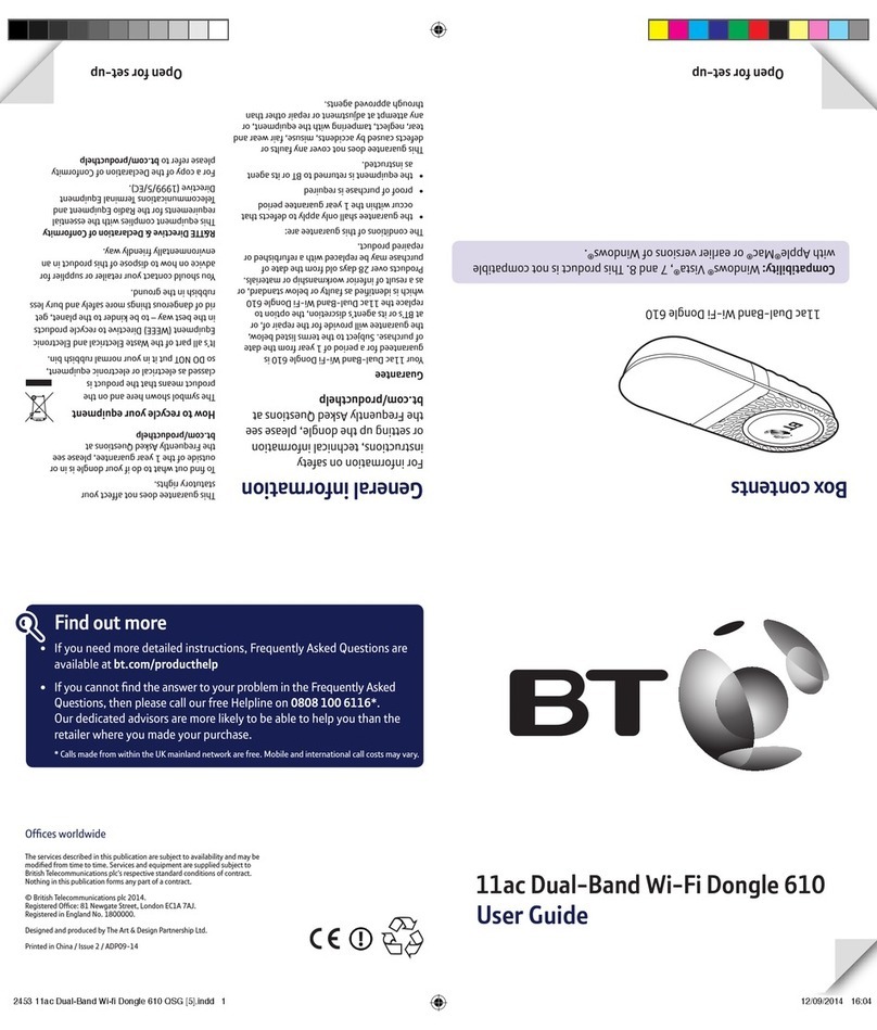BT 11ac Dual-Band Wi-Fi Dongle 610 user guide