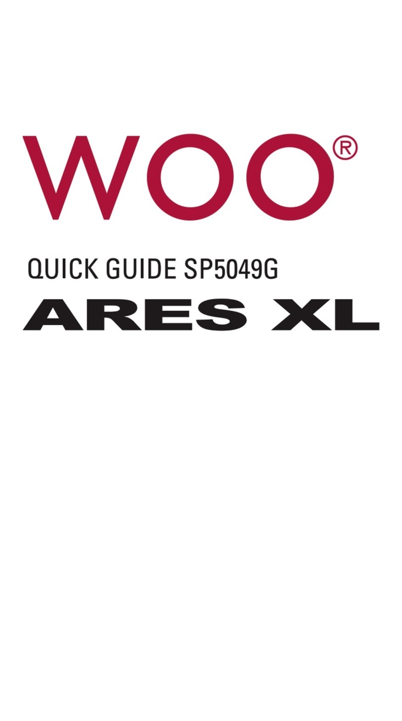 WOO SP5049G ARES XL User manual