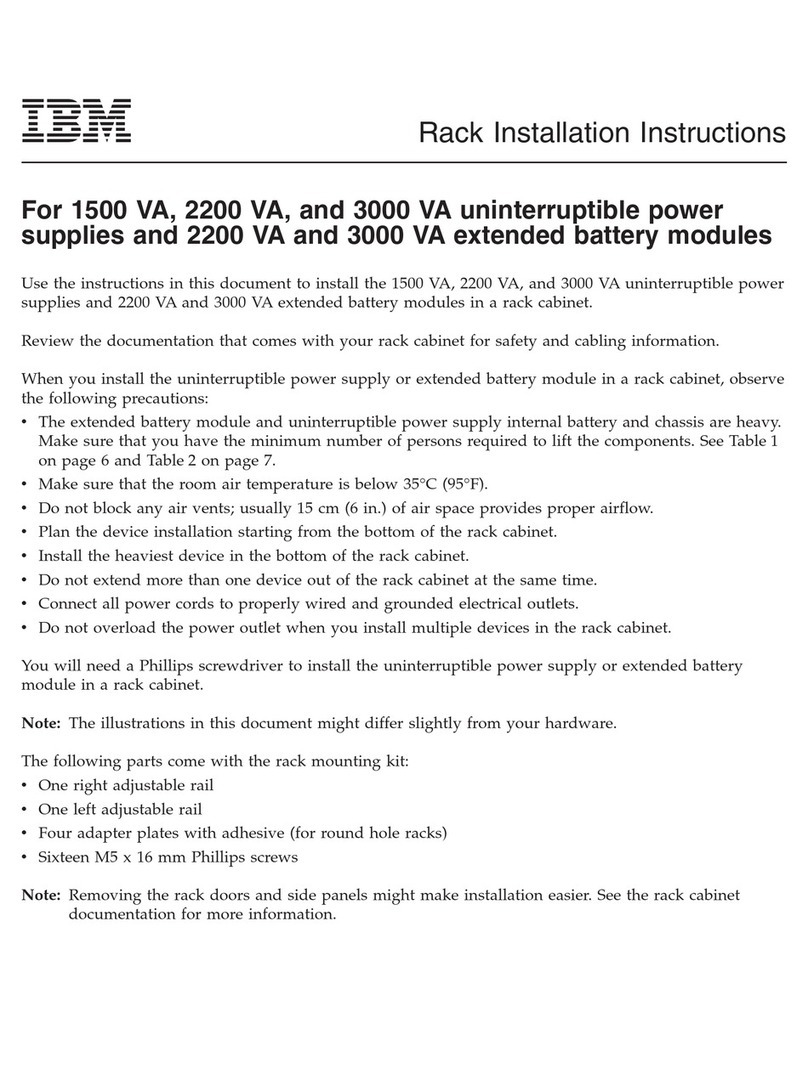 IBM 1500VA User manual