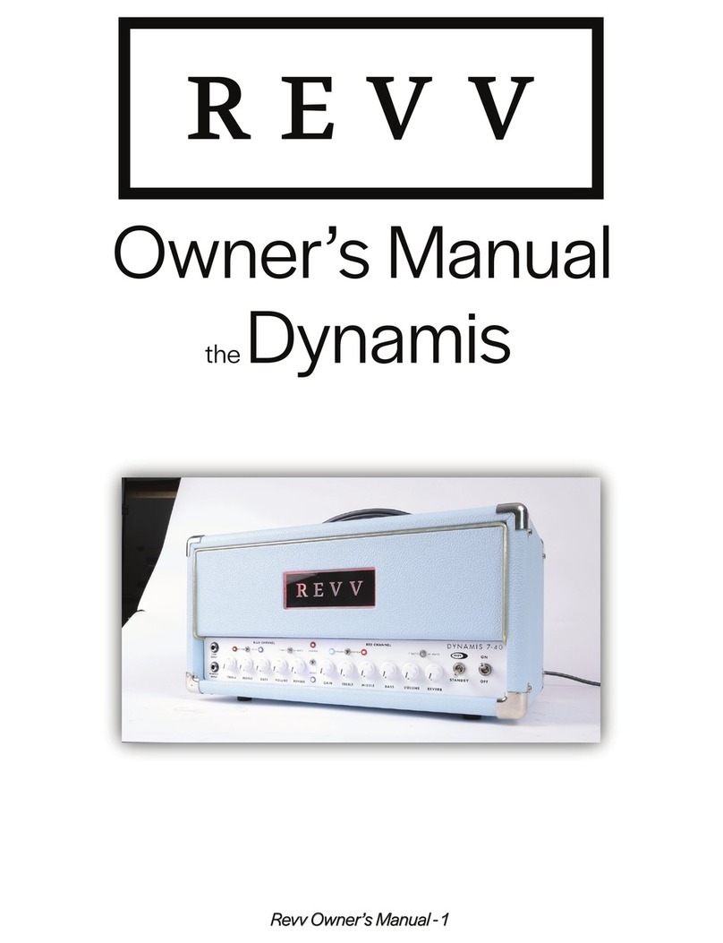REVV Dynamis 7-40 owner's manual