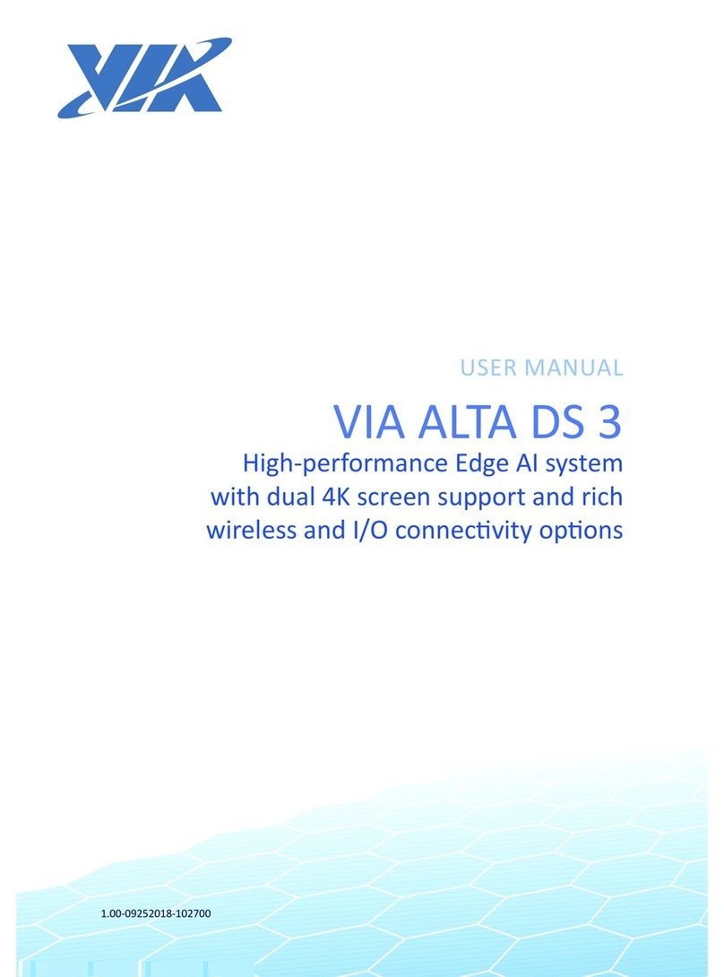 VIA Technologies ALTA DS 3 User manual