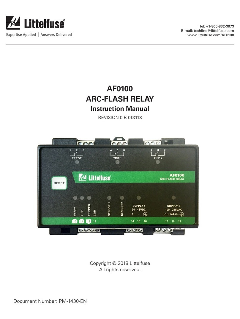Littelfuse AF0100 instruction manual