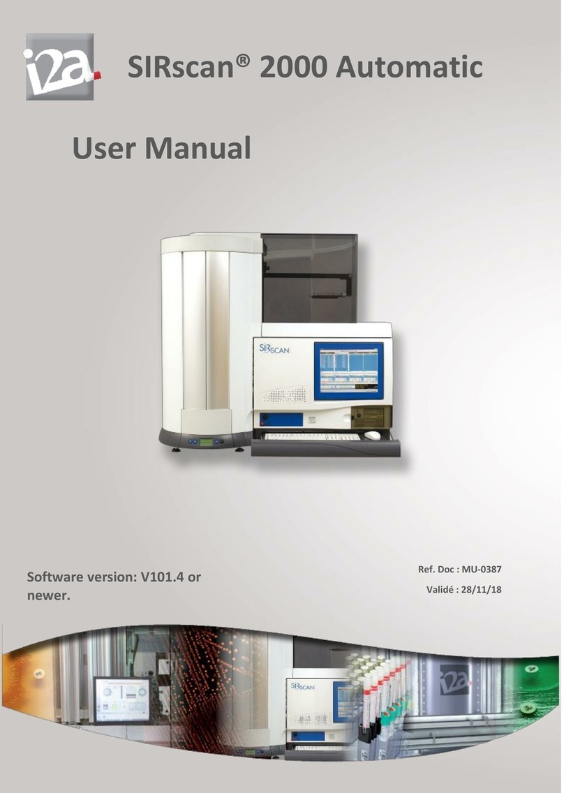 i2a SIRscan 2000 automatic user manual