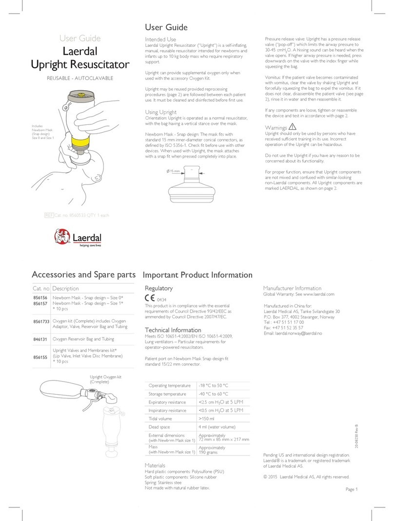 laerdal Upright Resuscitator user guide