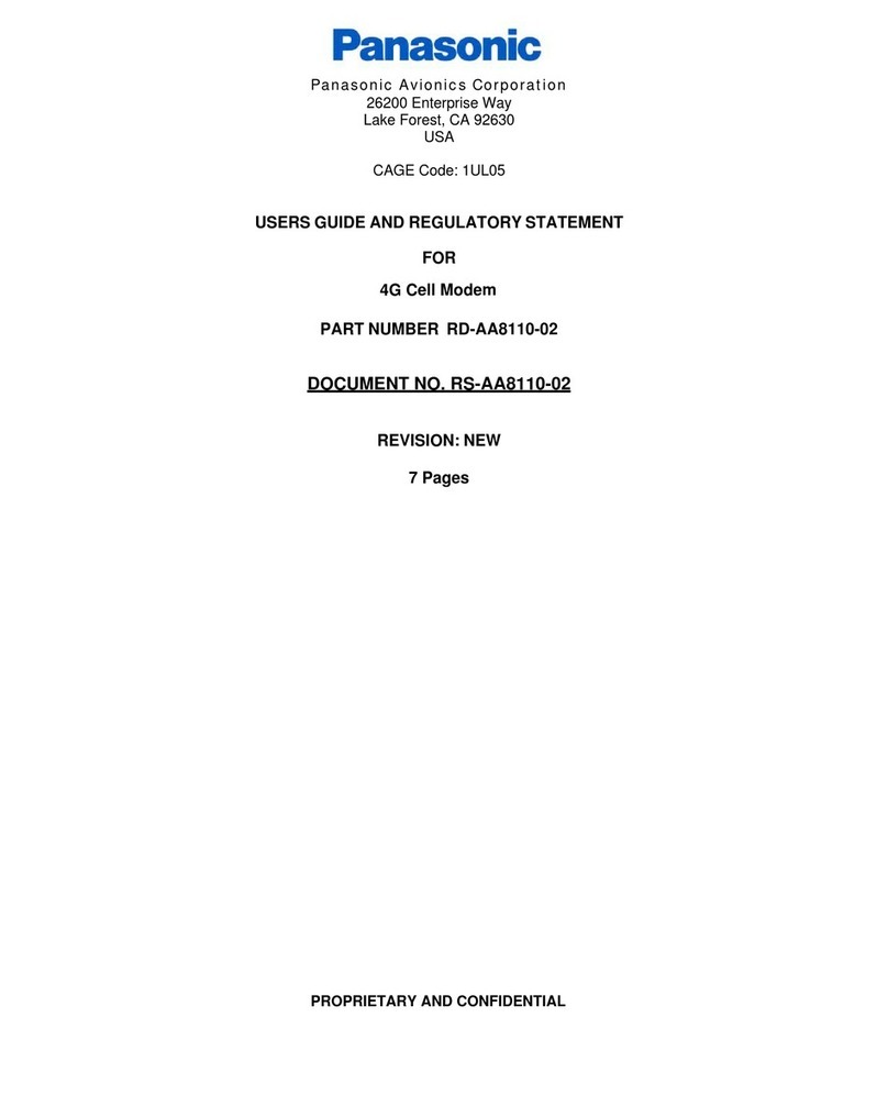 Panasonic RD-AA8110-02 User manual