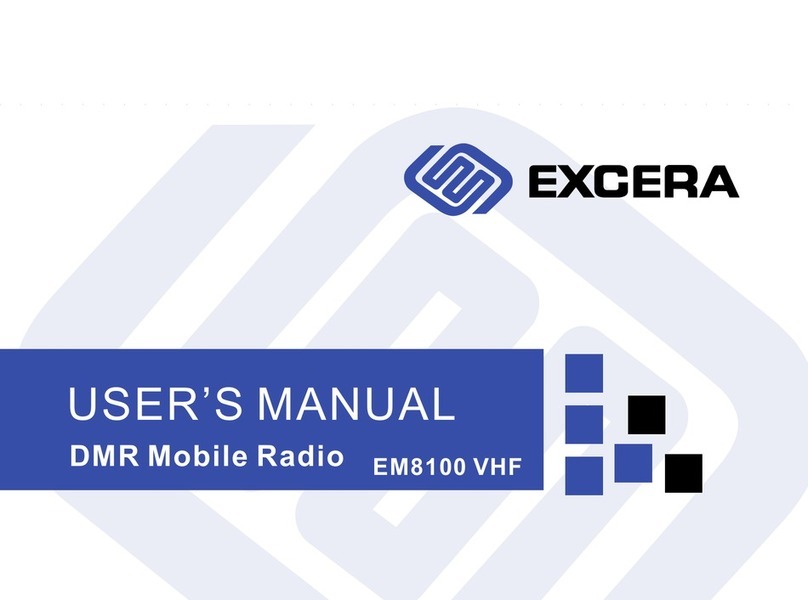 Excera EM8100 VHF user manual