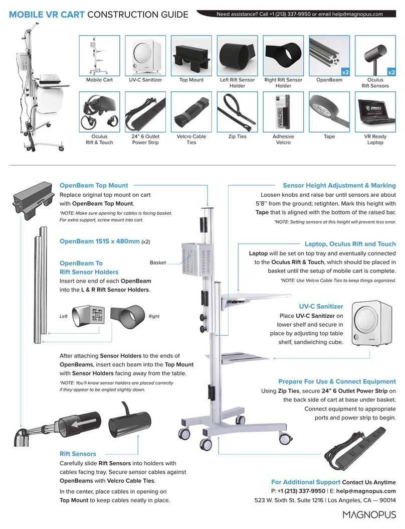 MAGNOPUS Mobile VR Cart Construction guide