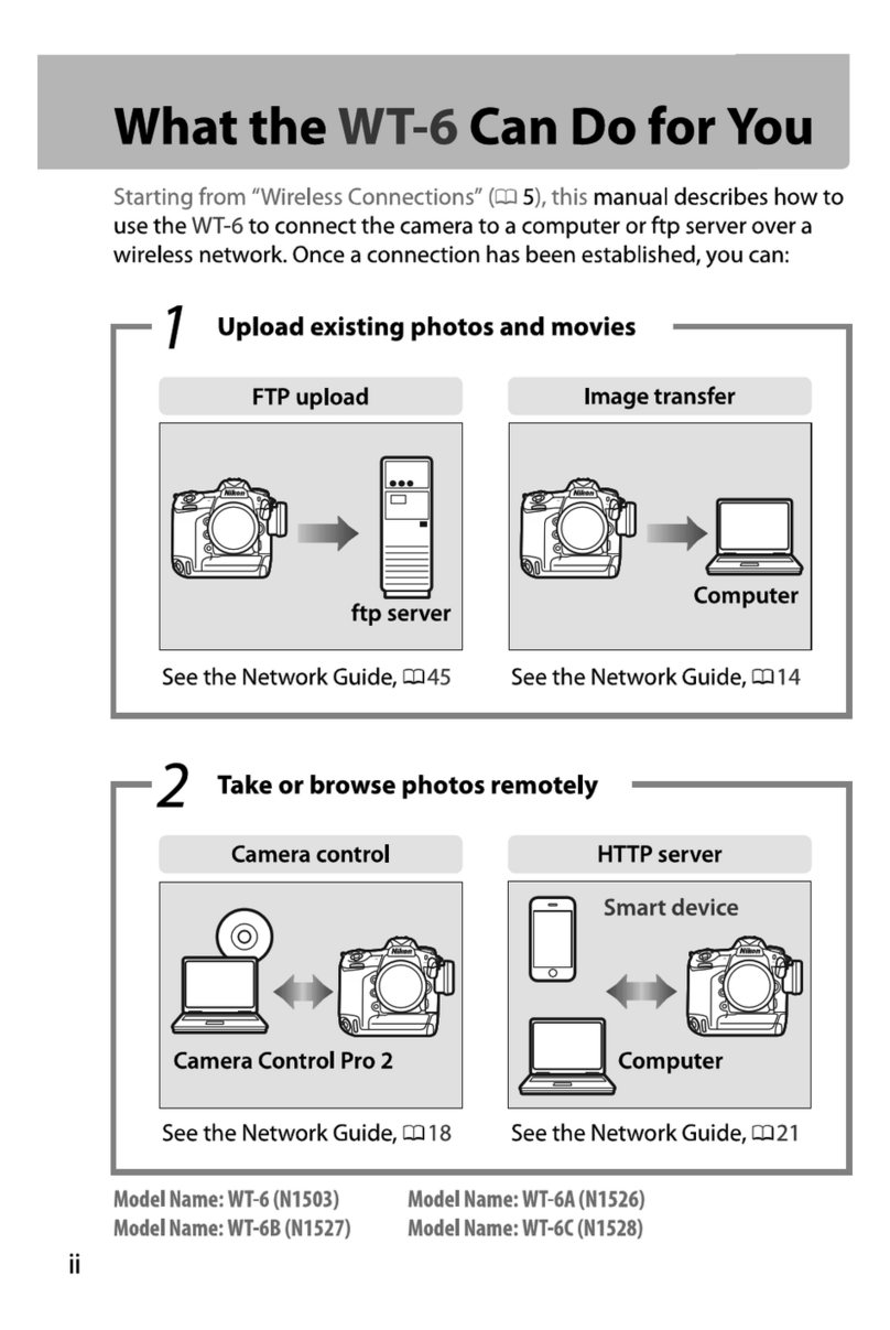Nikon WT-6 User manual