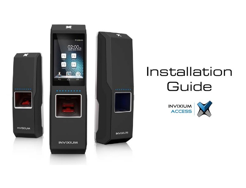 Invixium IXM MYCRO installation guide