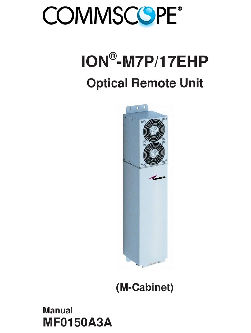CommScope ION-M7P/17EHP User manual CommScope ION-M7P/17EHP User manual