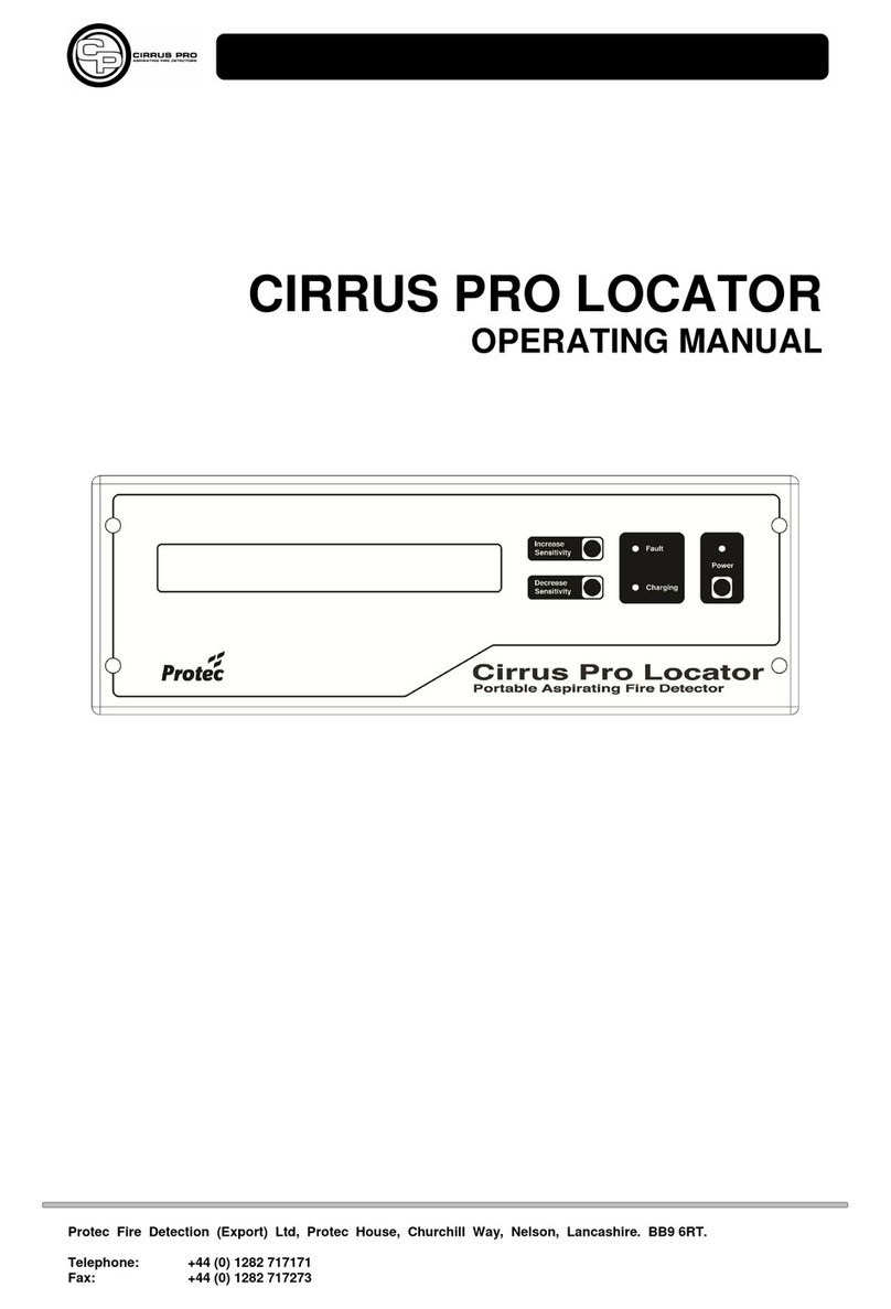 Pro-tec Cirrus Pro Locator operating manual