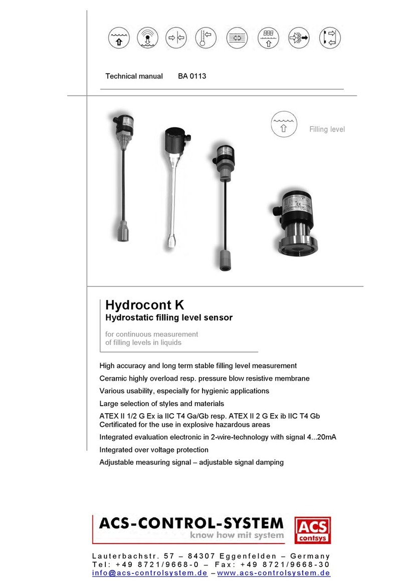 ACS contsys Hydrocont K Technical manual