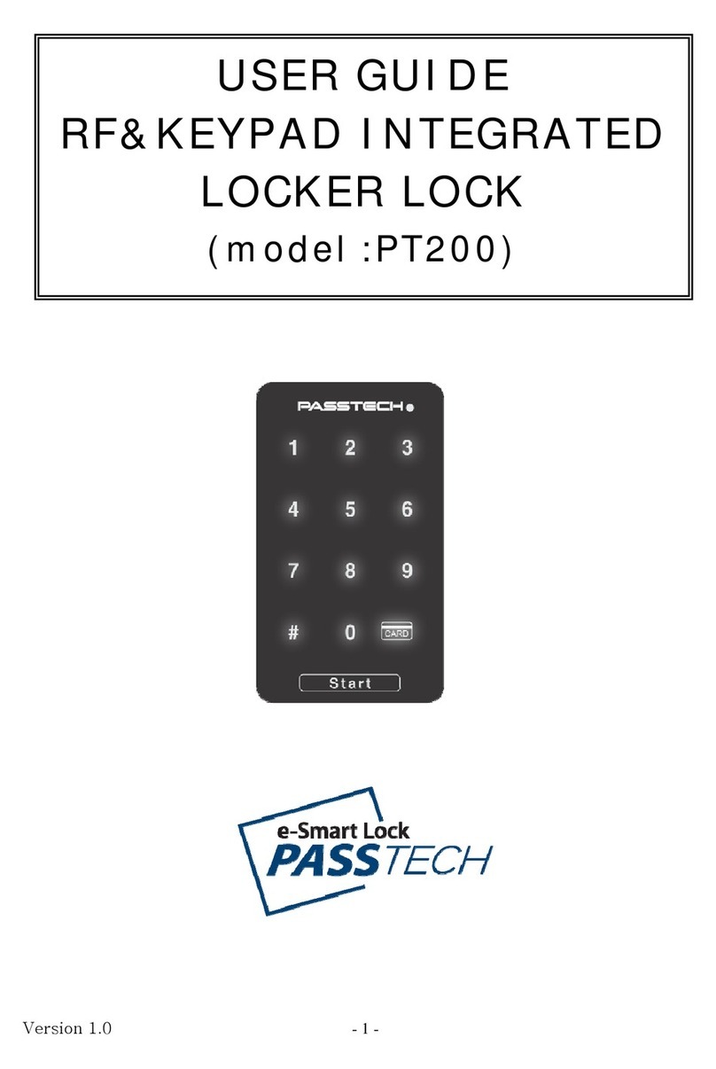 Passtech PT200 user guide