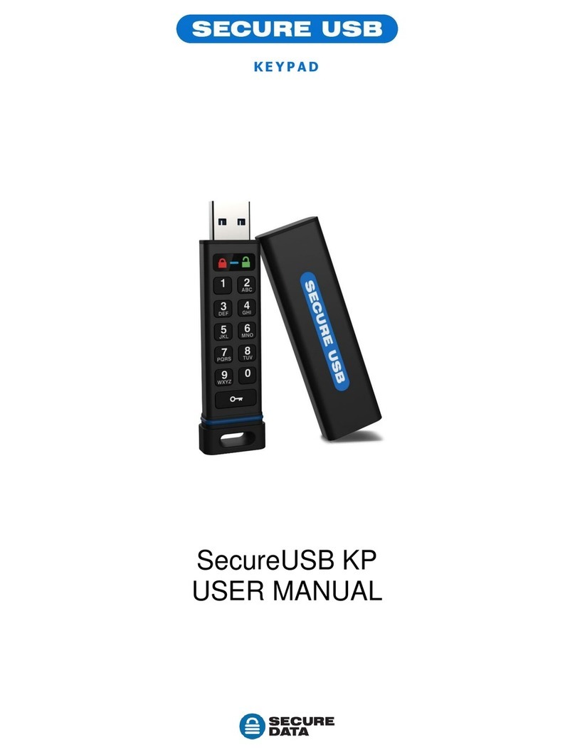 SecureData IS-FL-DA-256-4 user manual