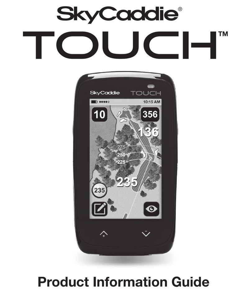 SkyCaddie TOUCH Installation and operation manual