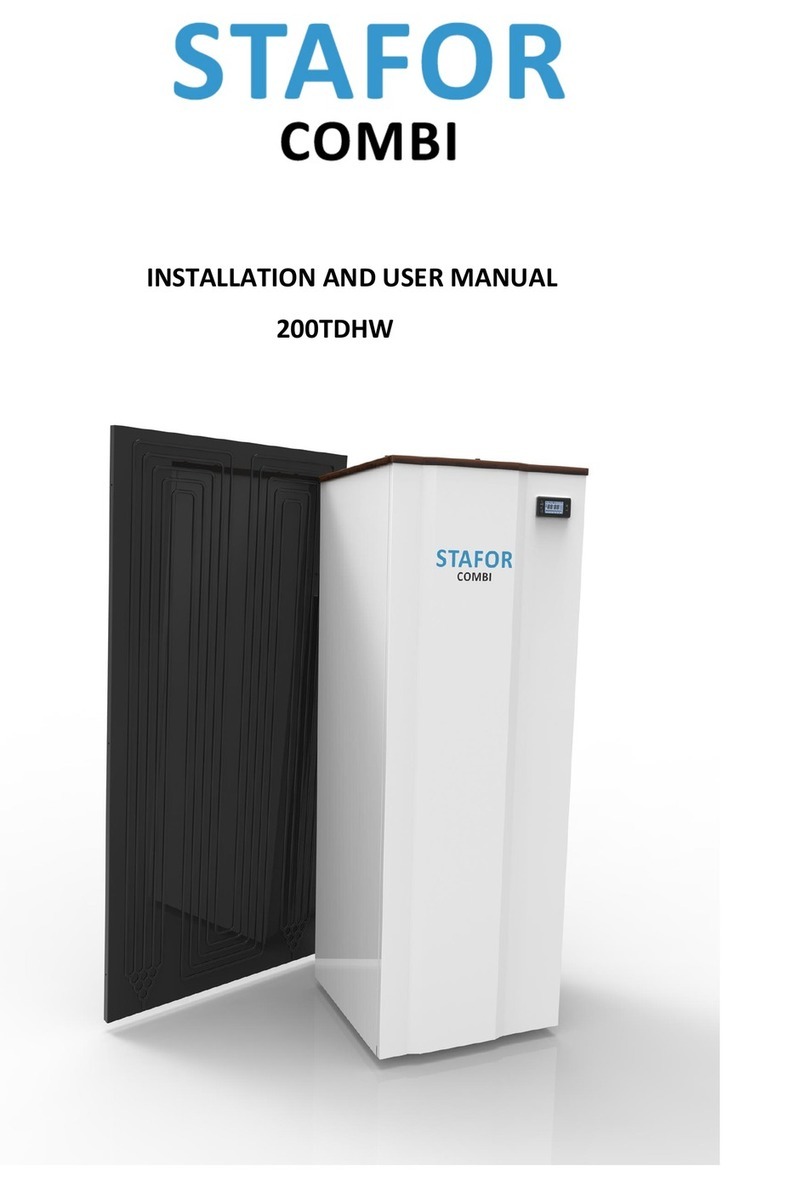 Stafor COMBI 200TDHW Installation and user manual Stafor COMBI 200TDHW Installation and user manual