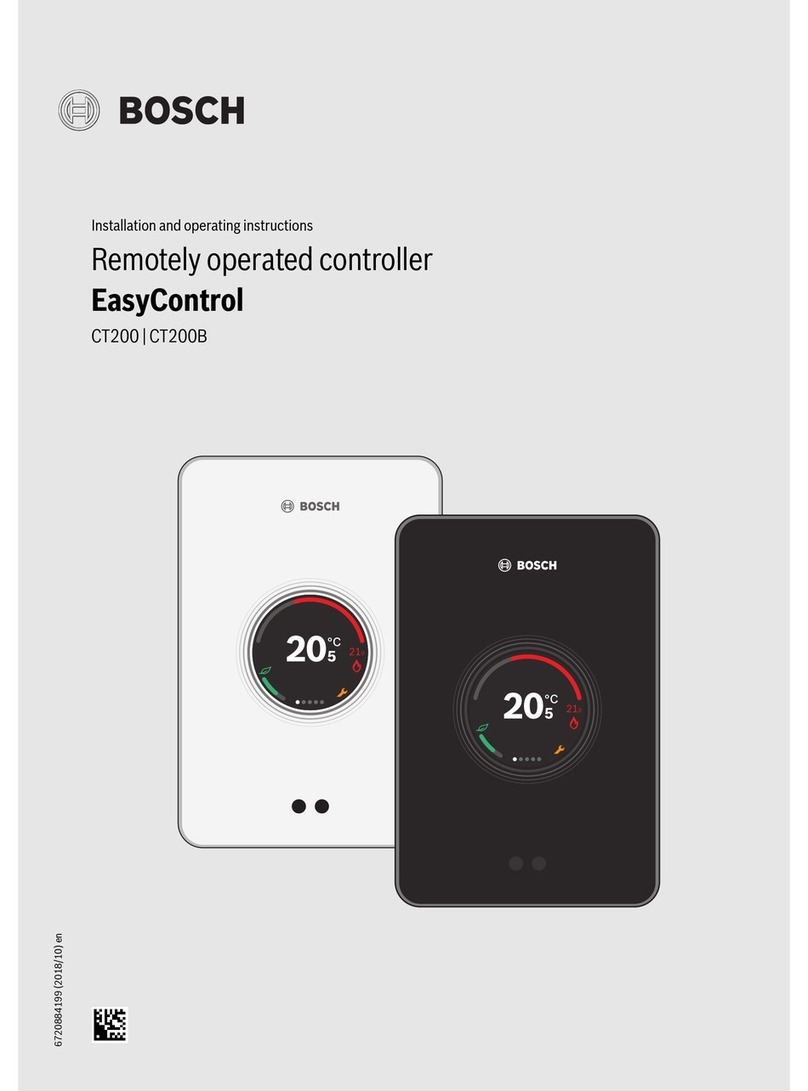 Bosch EasyControl CT200B User manual