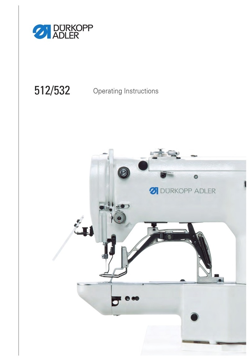 DURKOPP ADLER 512/532 operating instructions