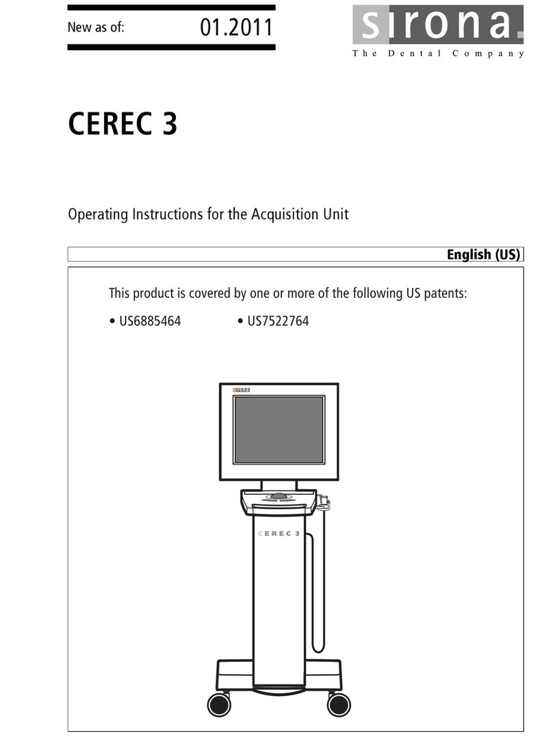 Sirona CEREC 3 User manual