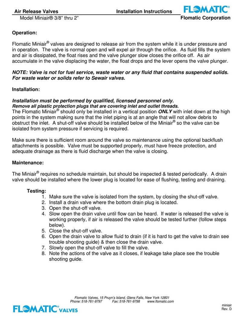 Flomatic Miniair installation instructions