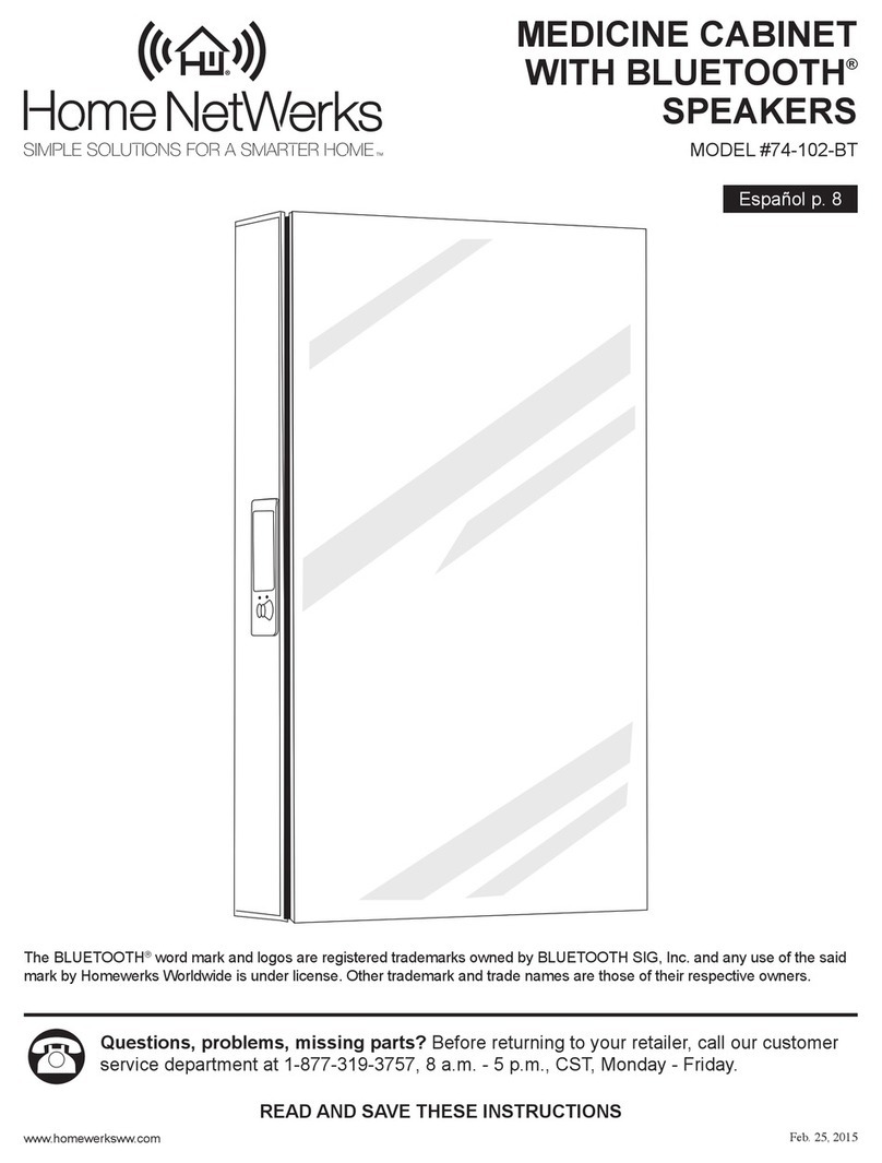 HOME NETWERKS 74-102-BT manual