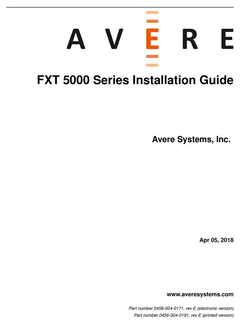 Avere FXT 5000 Series User manual