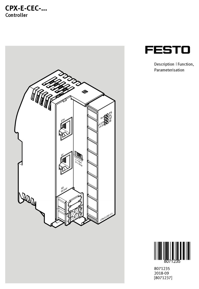 Festo CPX-E-CEC Series manual