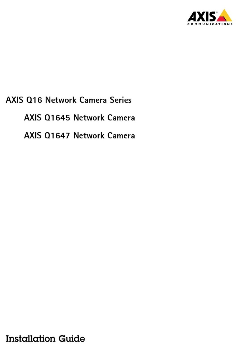 Axis Q16 Series installation guide