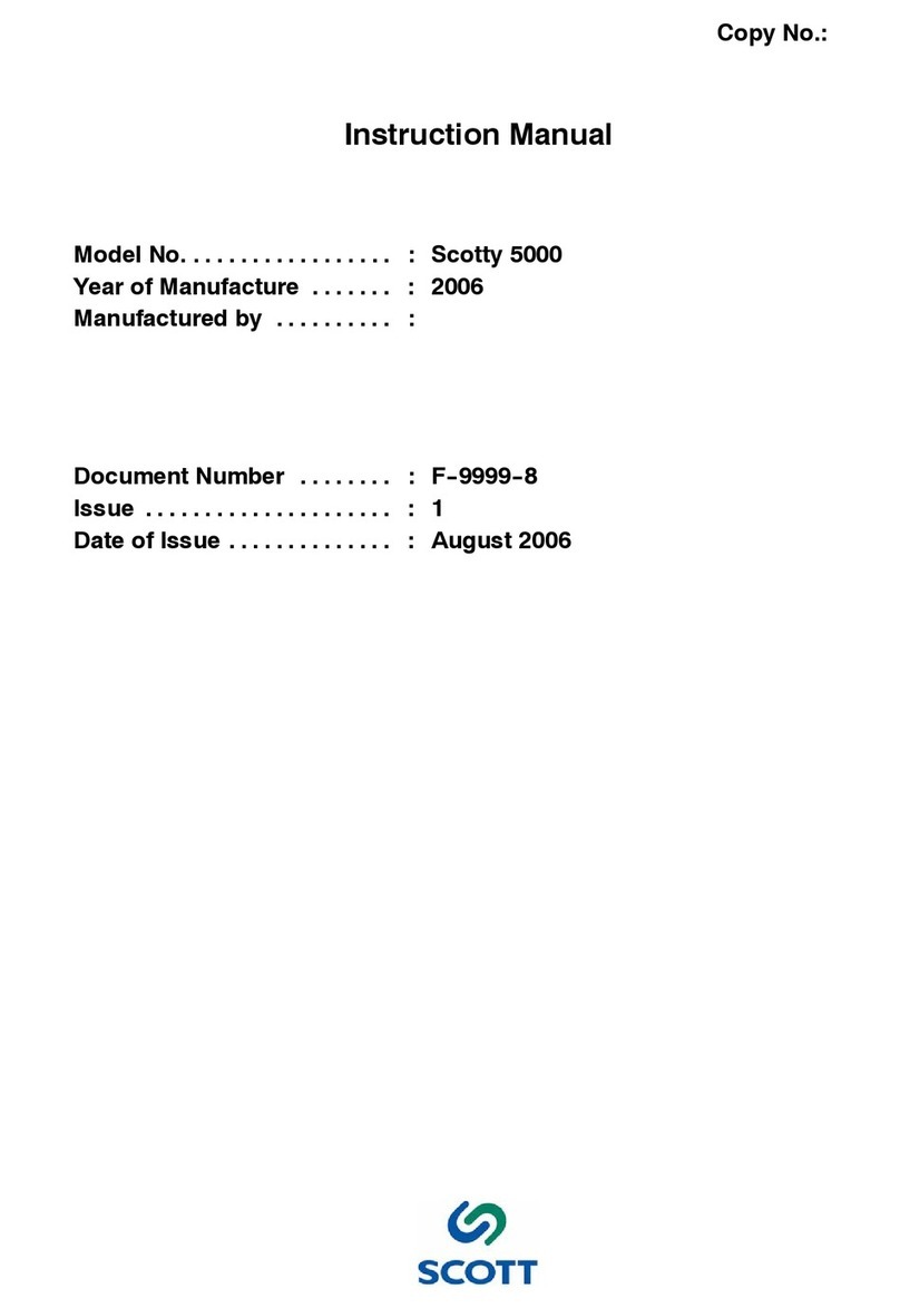 Scott Scotty 5000 instruction manual