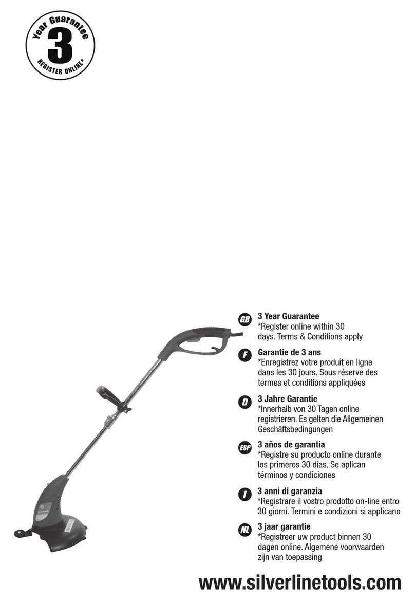 Silverline Trimmer Bump Feed 500W User manual