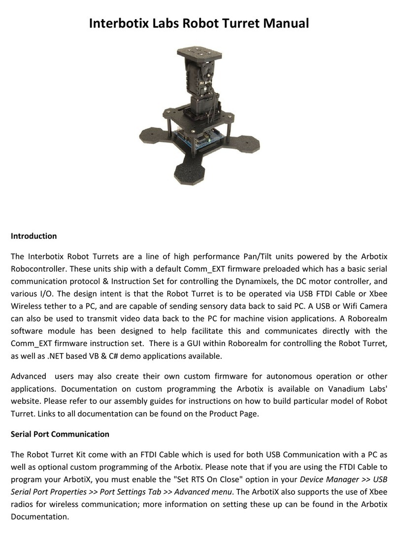 Trossen Robotics Interbotix PhantomX manual
