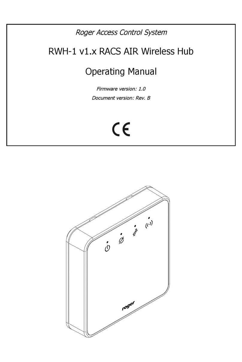 Roger RWH-1 operating manual