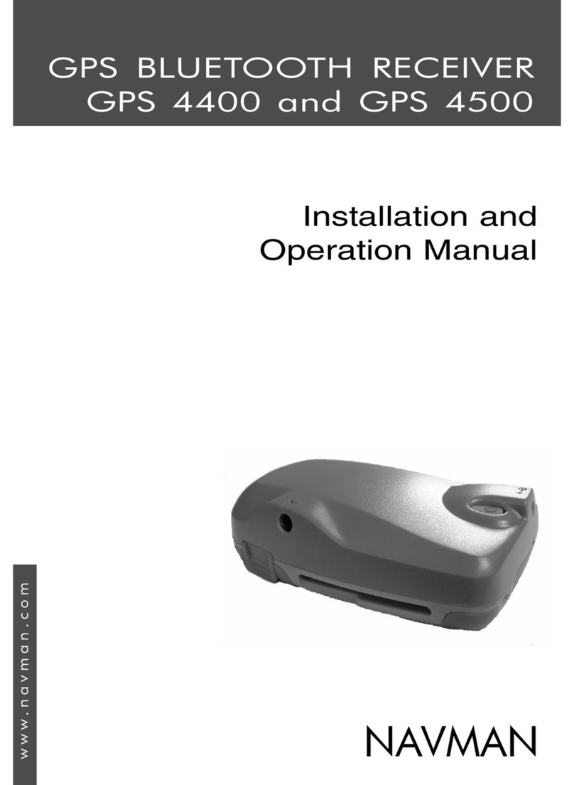 Navman GPS 4500 User manual